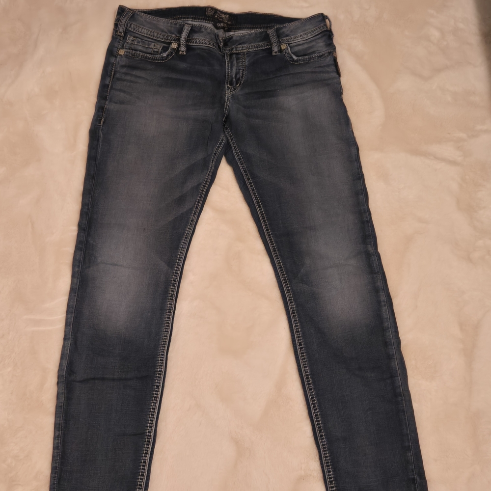 Silver Jeans Dark Blue Women's Skinny Jeans